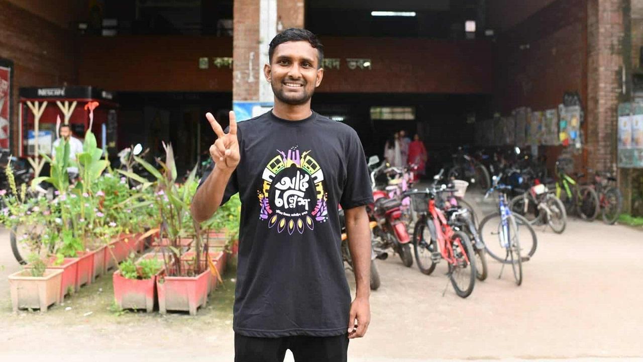 জাকসুতে সর্বোচ্চ ভোট পেলেন দেশের হয়ে খেলতে বিদেশ যাওয়া কিরণ